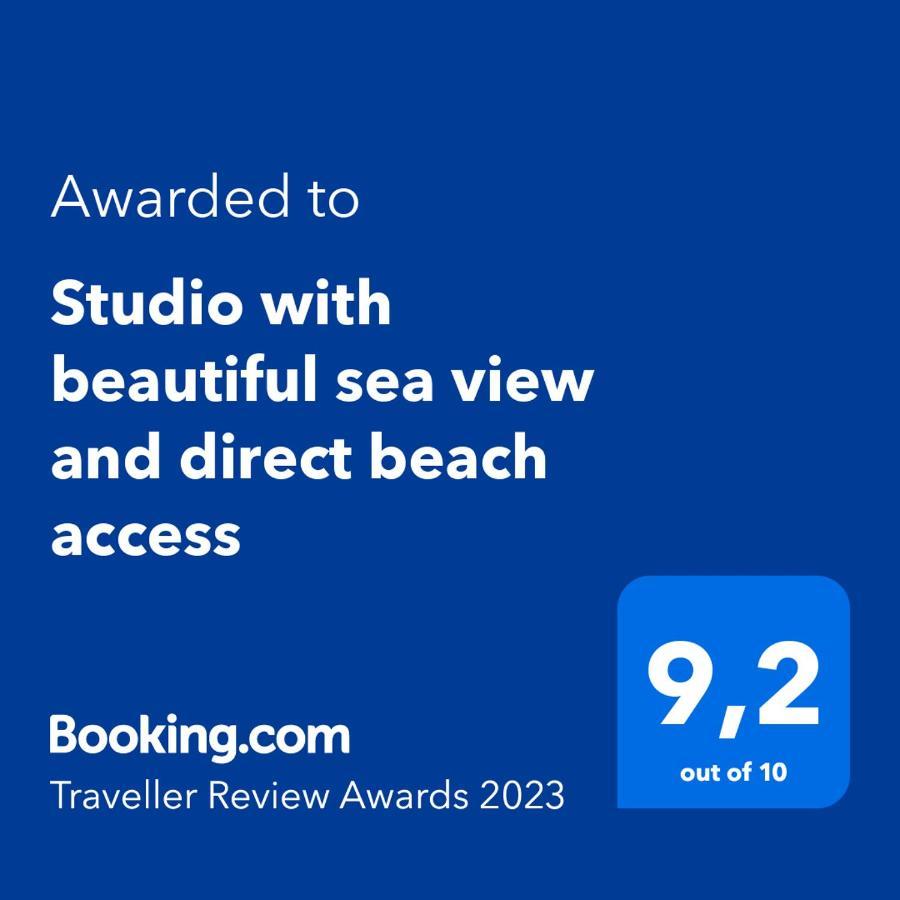 Studio With Beautiful Sea View And Direct Beach Access كان المظهر الخارجي الصورة